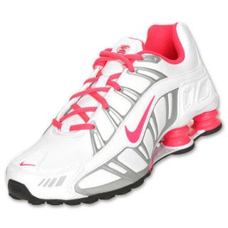 Nike SHOX TURBO 3.2 Womens WHITE/PINK Running Shoes (#455611 160) ALL 