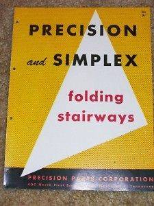 Vtg Precision Parts Corp Catalog Simple​x Folding Stairs