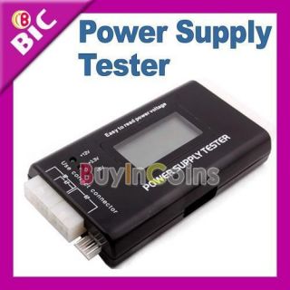 PC LCD 20/24 Pin PSU ATX SATA HD Power Supply Tester