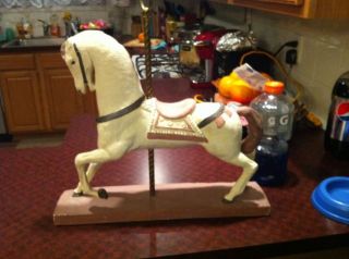 VINTAGE AUSTIN PROD INC 1981 CAROUSEL HORSE SCULPTURE Only One On  