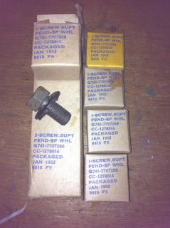 G741 M37 M43 Dodge 3/4 ton Army Truck Fender Support Bolts