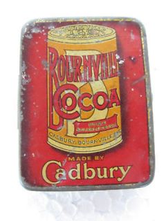 ADV EHS Vintage Cadbury Bournville Cocoa Powder Tin Box