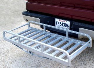 Auto Truck SUV Hitch and Ride Chrome Cargo Carrier Rack