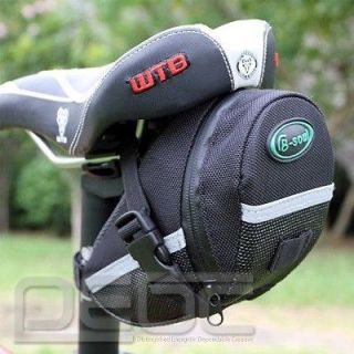 New Bicycle Cycling Bike Outdoor Saddle Pouch Back Seat Bag Black