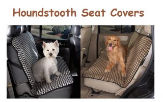 HOUNDSTOOTH CAR SEAT COVERS for Bench Seats   FREE SHIP in The USA 