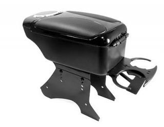   Universal Fit Car Black Leather Center Console Armrest Arm Rest Box