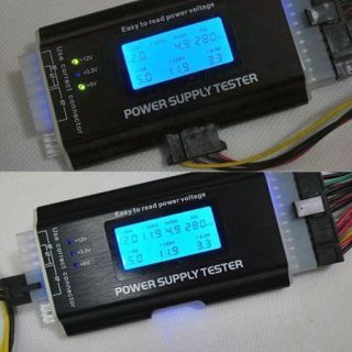 Digital LCD PC Computer Power Supply Tester 20/24 Pin For PSU ATX BTX 