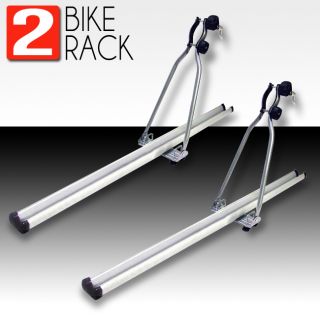 2x HD Universal Bike Bicycle Carrier Rack Roof Mount Rooftop Upright 