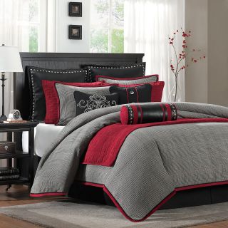 black and red comforters