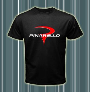 Pinarello Sport Bike Logos Black T shirt tee size S 2XL