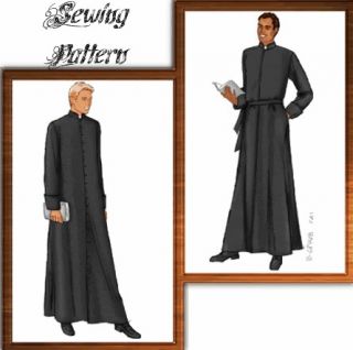 Butterick 6844 Church Clergy Choir Robe Sewing Pattern