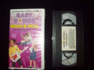 Baby Songs Rock & roll(VHS,2000,Clamshell Case Formerly Known As Baby 