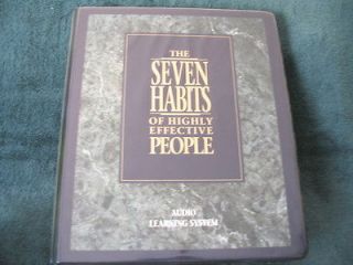   Habits of Highly Effective People Audio Learning System 8 Cassette Set