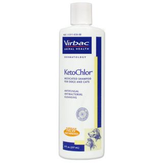 Ketochlor Shampoo Dog Cat Horse 16 oz x 2 EXP 07 2013 Virbac