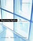 Beginning Algebra by Richard N. Aufmann, Vernon C. Barker and Joanne 