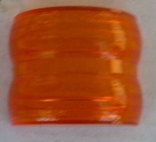 Dietz 897 Commercial Plastic Amber Clearance light Lens