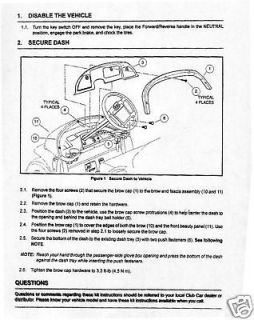 CLUB CAR cart service parts owners manuals precedent turf carryall XRT 