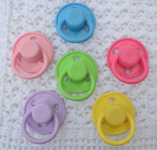   Colour ♥♥ DUMMY PACIFIER SOOTHER + MAGNET 4 REBORN BABY DOLL