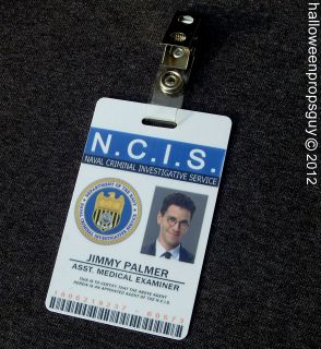 NCIS Assistant Medical Examiner Jimmy Palmer PVC ID Card Badge