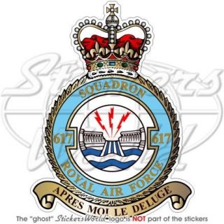 RAF No.617 Squadron DAMBUSTERS Badge British Royal AirForce Crest 4 
