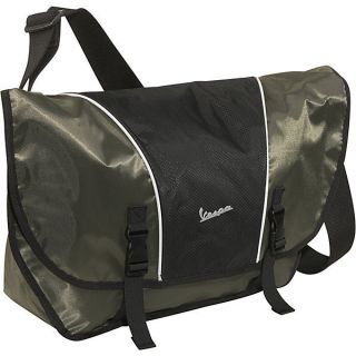   Two Tones Olive Green Shoulder Sling Messenger Bag Men Backpack