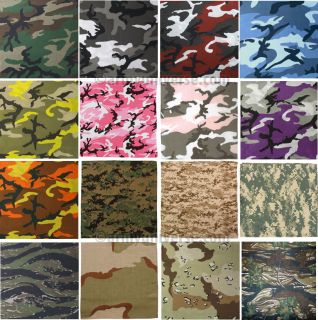 Military Army Navy Camouflage Digital Bandanas