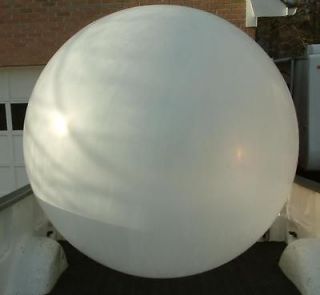 12 New White 150 Gram Weather Balloon 5 ft Meteorological Balloons