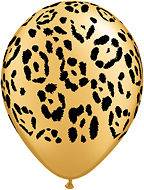   LEOPARD Spots Jungle Latex Helium Balloons Birthday Party Baby Shower