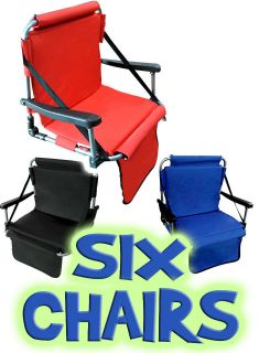 Barton Outdoors™ Stadium Chairs w/ Armrests & Back   Bleacher Seat 