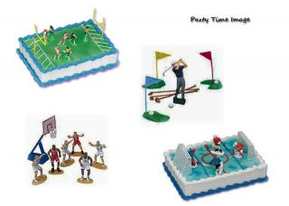   Basketball or Golf or Hockey or Football Cake U Pick W/ Free Balloons