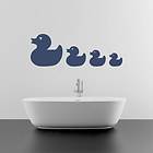 12 PACK BATHROOM TILE TRANSFER RUBBER DUCK STICKERS DECALS  VARIOUS 