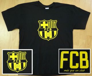 FC Barcelona Custom FCB Shirt   més que un club   Barca T Shirt Messi 