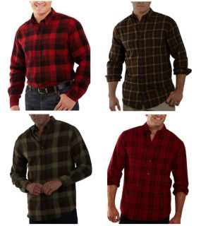 New St.Johns Bay Mens Flannel Plaid Casual Shirts 2XLT Various 