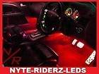RED LED INTERIOR LIGHTS MAZDA TOYOTA VW ALL MODELS 5MM WIDE ANGLED 