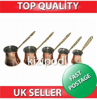 Hand Hammered Copper Coffee Pot Coffee Maker Brass Handle 5 Different 
