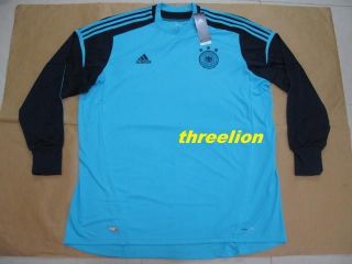   Adidas GERMANY DFB Home Goalkeeper GK LS Soccer Jersey Football Shirt