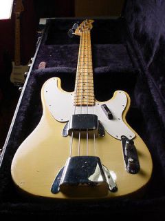 Fender Telecaster Bass 1969 70 Blond All Original Clean with Covers