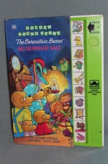The Berenstain Bears Big Rummage Sale Golden Sound Story Book 1999 