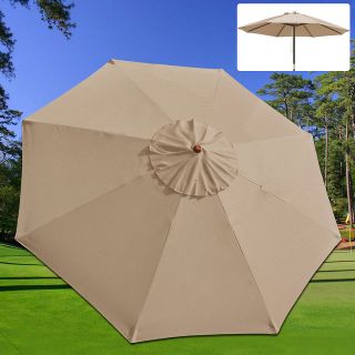   Umbrella Cover Canopy Tan Replacement Top Patio Market Outdoor Beach