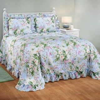 Daisy Garden Plisse Bedspread   Full (bedspread only)