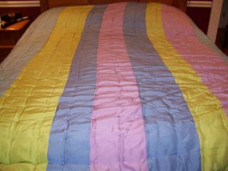   Barn Teen Comforter Quilt Bedspread Full Queen Blue Purple Green
