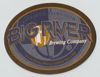 20 Big River Brewing Company Beer Coasters