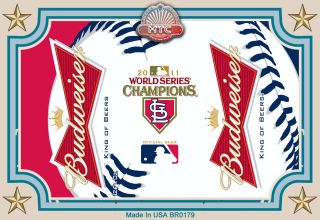  St Louis Cardinals World Series Champions Beer La Fridge Magnet