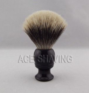 Finest Badger Hair Shaving Brush Faux Ebony Handle New Promotion