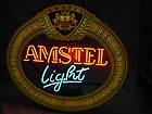 VINTAGE AMSTEL LIGHT NEON AMSTERDAM HOLLAND BEER SIGN