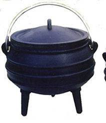   Cast iron Potjie pot Size 1/2 Bean pot Sage Smudge pot Altar Rituals
