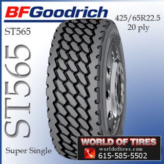 BF Goodrich ST565 425/65R22.5   semi truck tires 425 65r22.5
