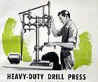 Heavy Duty Bench Drill Press How To Build PLANS built w/pipe parts
