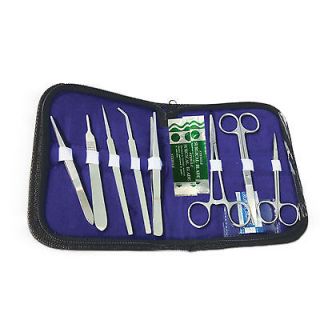 Dissecting Kit 8 instruments dissection surgical medical veterinary 