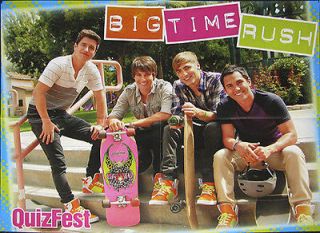 Big Time Rush Poster Centerfold 2302A Selena on back